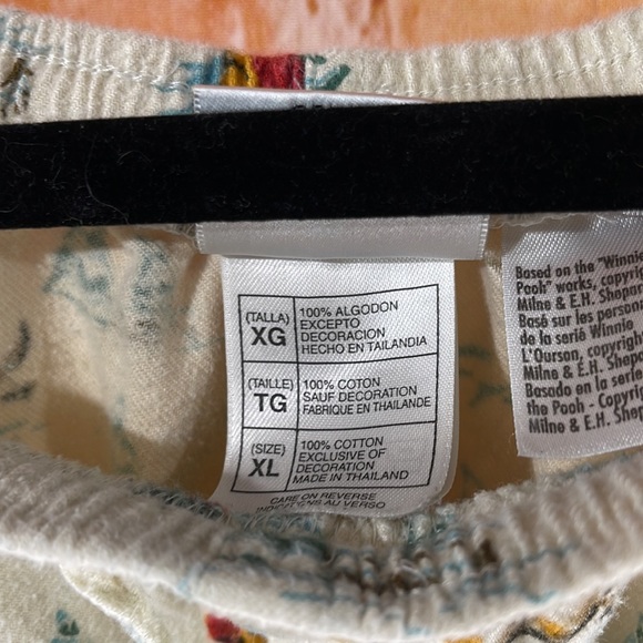 DISNEY Store Pooh flannel sleep shorts XL - Picture 4 of 5